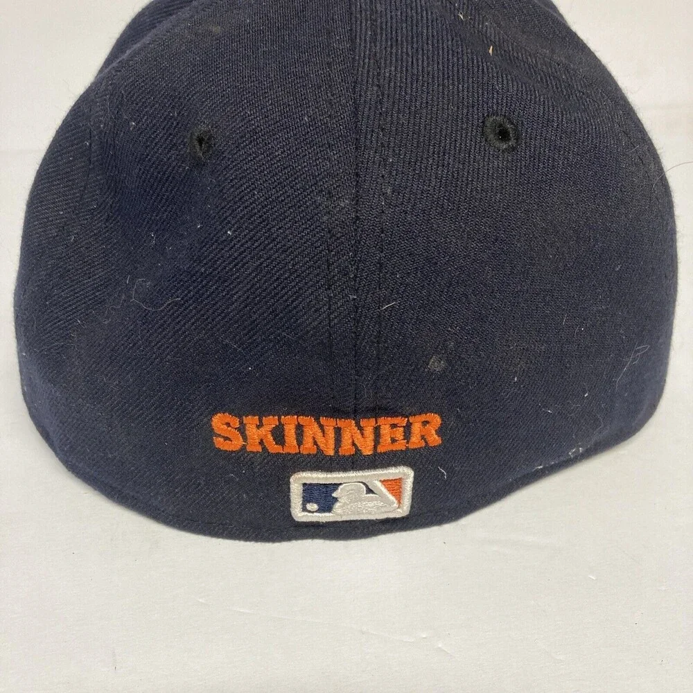 Vintage Detroit Tigers Fitted Hat Cap New Era 59 Fifty Skinner Size 7